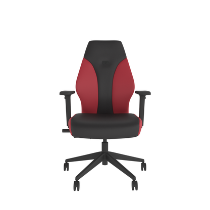 Gaming Chair – Scarlet Red | Ergonomic Design | Adjustable Height | Lumbar Support